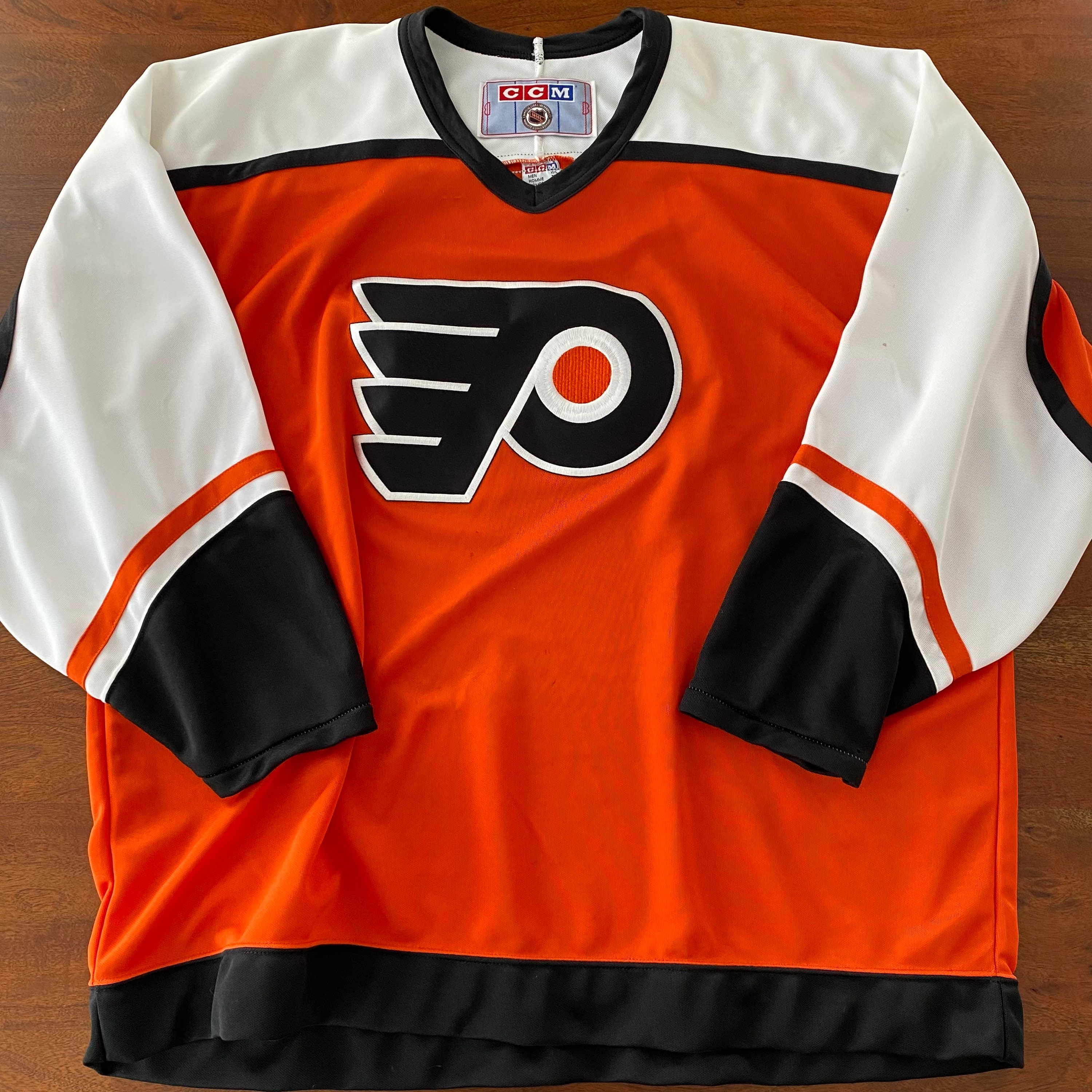 Philadelphia Flyers Home Jersey (2007-09) & Alternate Jersey (2009-10)  (Courtesy - Cool Hockey)