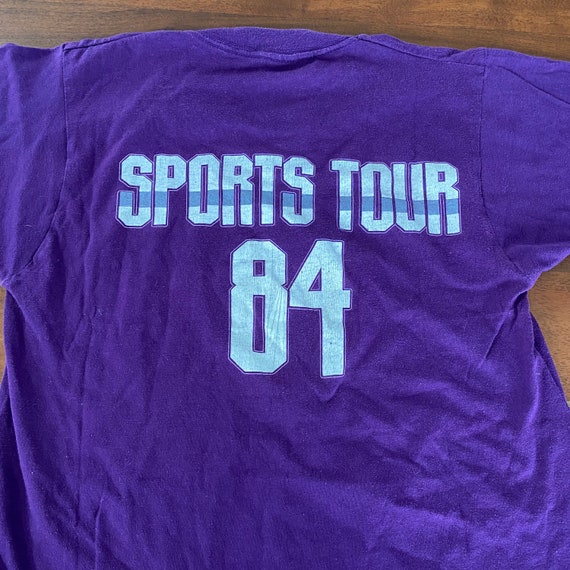 Vintage 1984 Huey Lewis and the News Sports Tour T-shirt