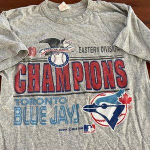 Vintage 1989 Toronto Blue Jays Eastern Division Champions T-shirt