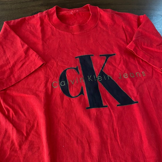 Vintage Calvin Klein Single Stitch T-shirt - Etsy