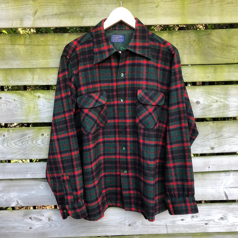 Vintage Pendleton Wool Plaid Shirt