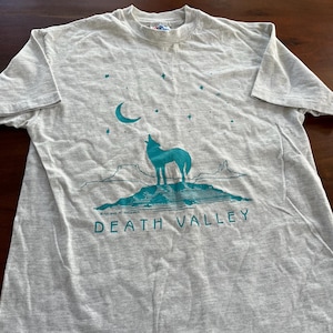 Vintage jaren 90 Death Valley California grafisch T-shirt gemaakt in de VS
