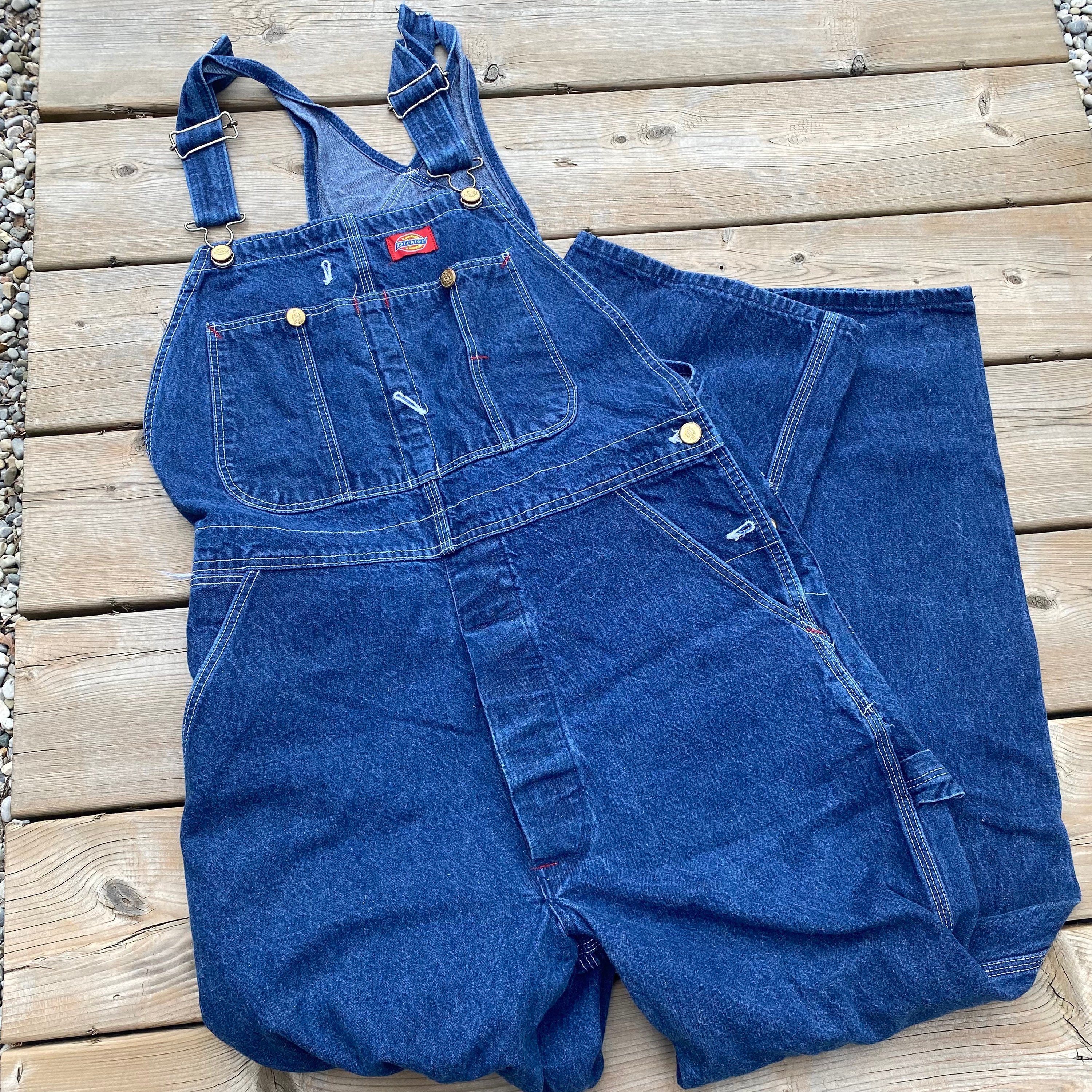 Light Wash Denim Soft Stretch Dungarees. – Jambats