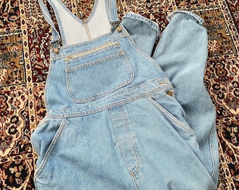 Vintage No Name Light Wash Denim Overalls