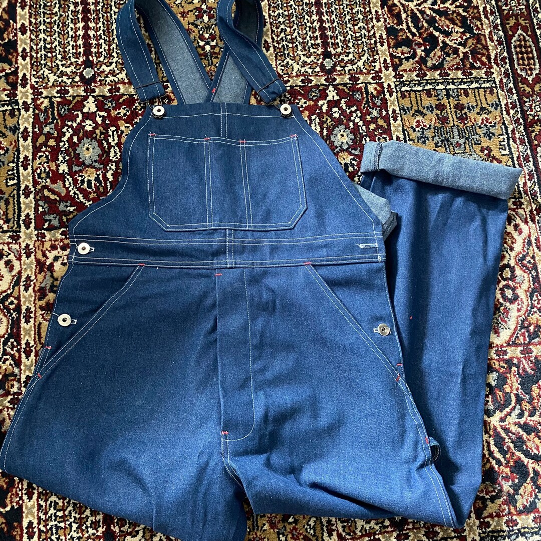 Vintage Big Al Denim Work Overalls Made in Canada 34 X 31 Etsy