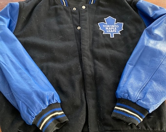 Vintage Reversible Toronto Maple Leafs Jeff Hamilton Jacket