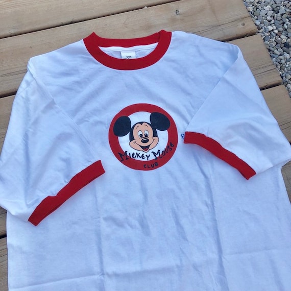 Vintage Mickey Mouse Disney Store Ringer T-shirt