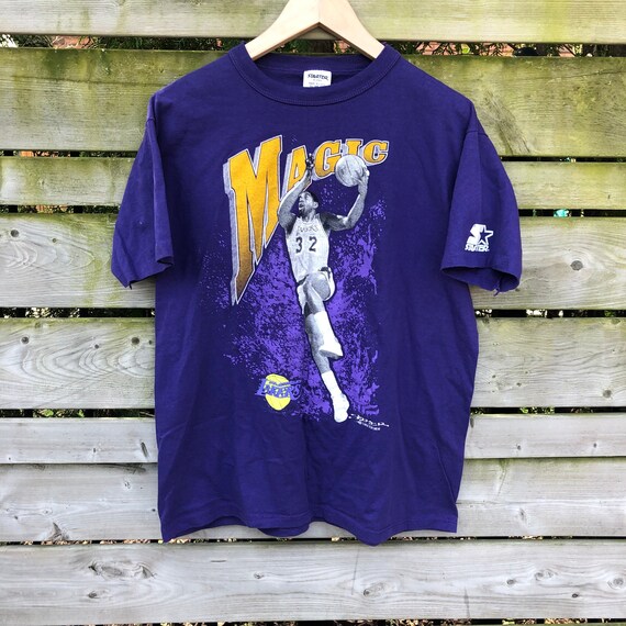 magic johnson vintage t shirt