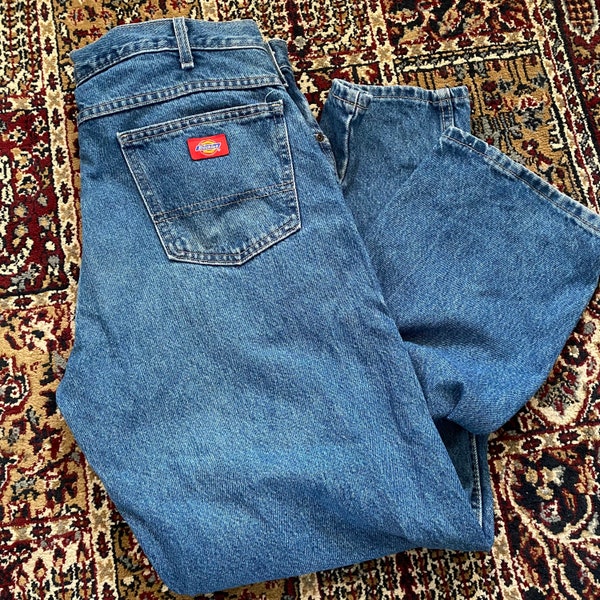 Vintage Dickies Blue Work Jeans 36 x 32