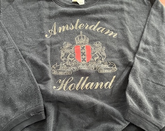 Vintage Amsterdam Holland Souvenir Crewneck Sweater