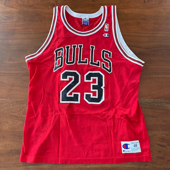 Vtg Champion Michael Jordan 23 Chicago Bulls NBA Jersey Newborn Infant 0-3  Mos.