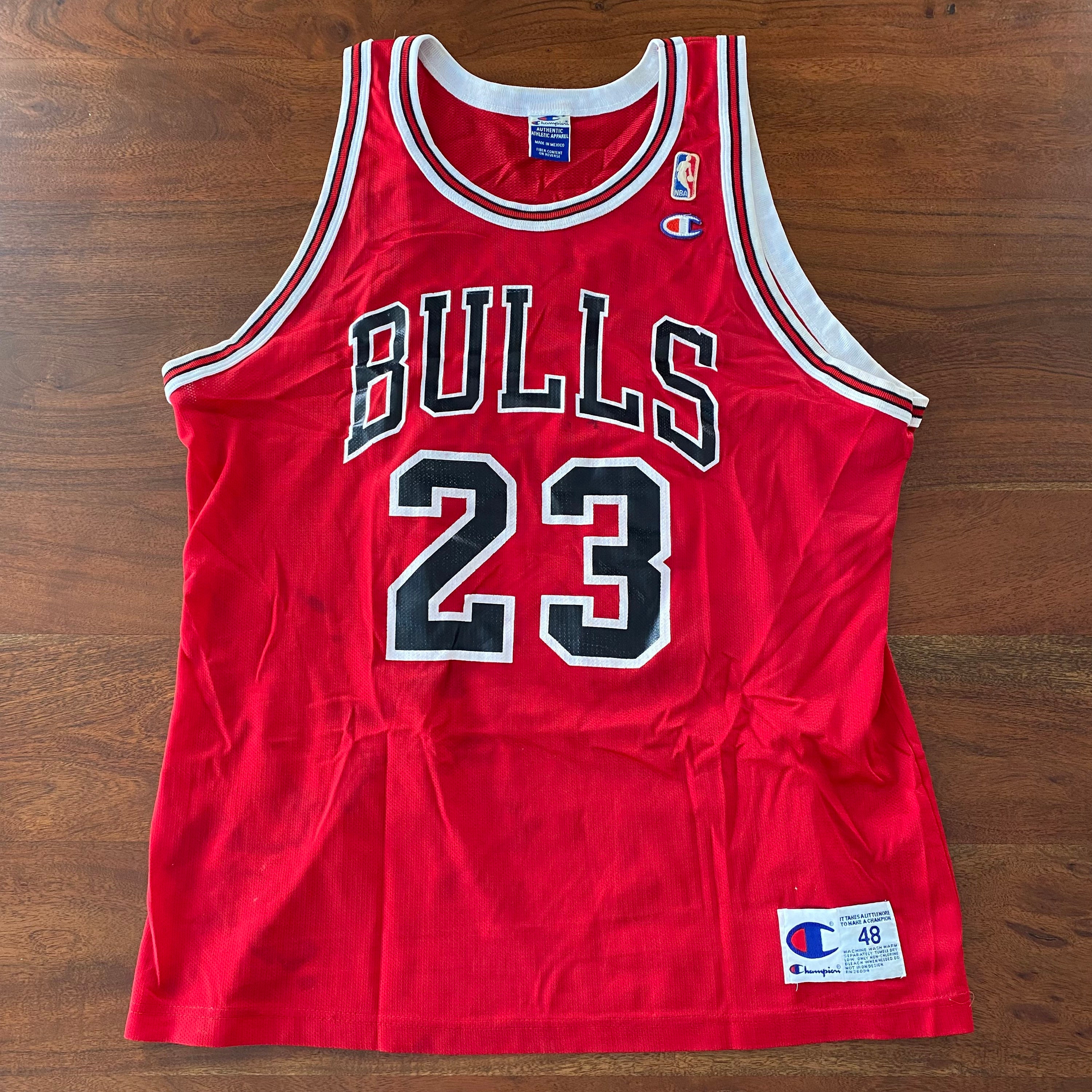 Size 48 VTG Champion Jordan Jersey Chicago Bulls 23 NBA 90s Made in USA -   Denmark