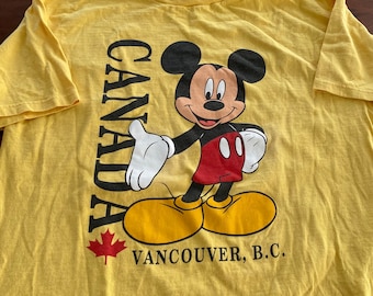 Vintage Mickey Mouse Vancouver BC T-shirt