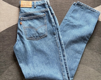 Vintage Orange Tab Levi’s 631 Blue Jeans 30 x 32 Made in Canada