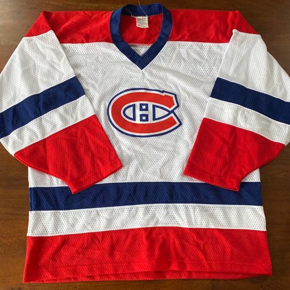 Vintage Montreal Canadiens Habs CCM Hockey Jersey 