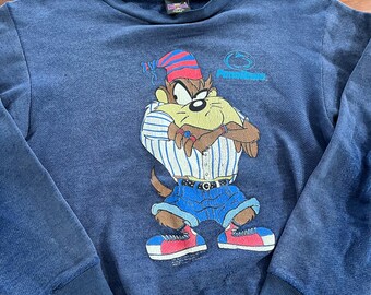 Vintage Tasmanian Devil Penn State Crewneck Sweater Made in USA
