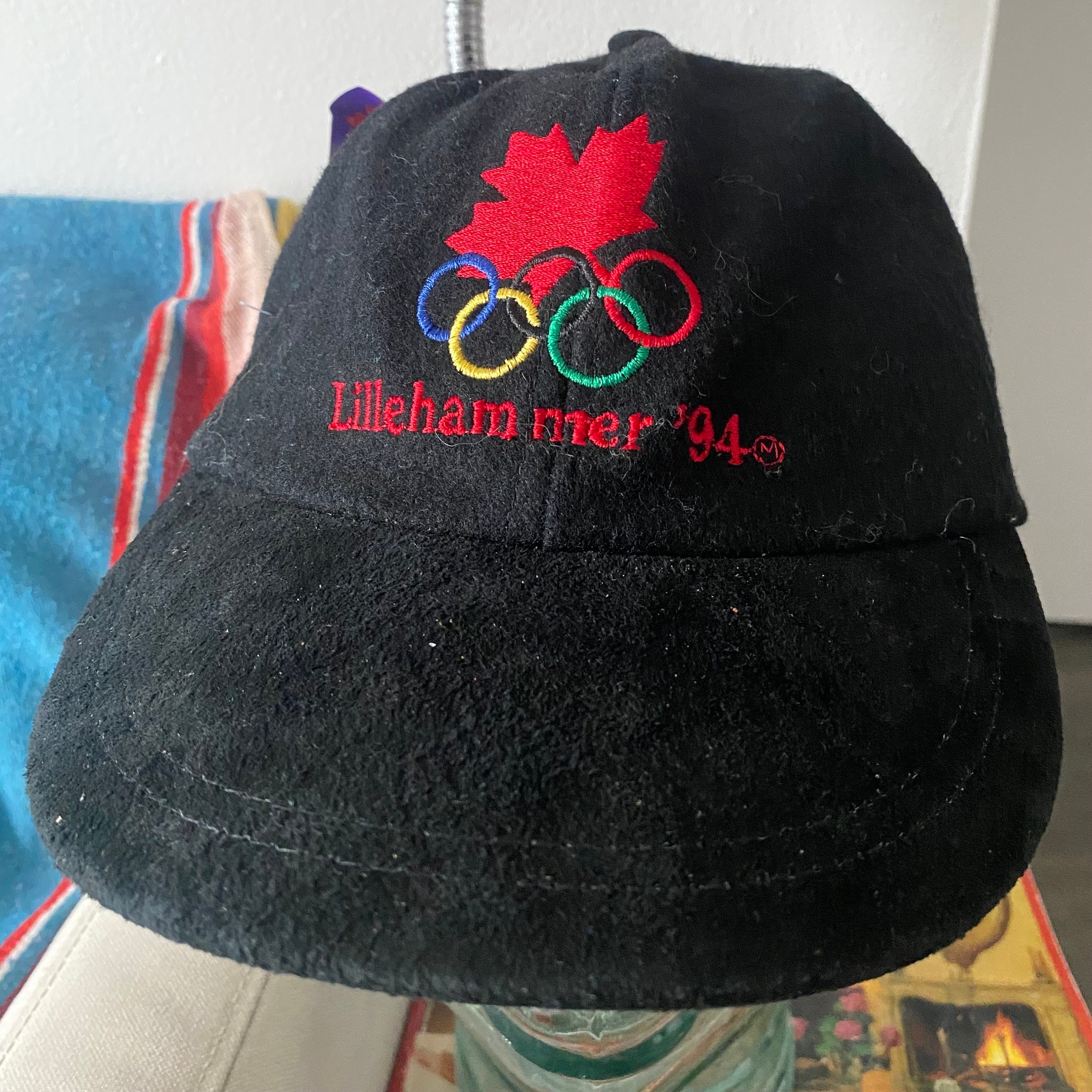 Casquette Vintage Jeux Olympiques D'hiver Lillehammer 1994 - Multicolore, Occasion Bon état