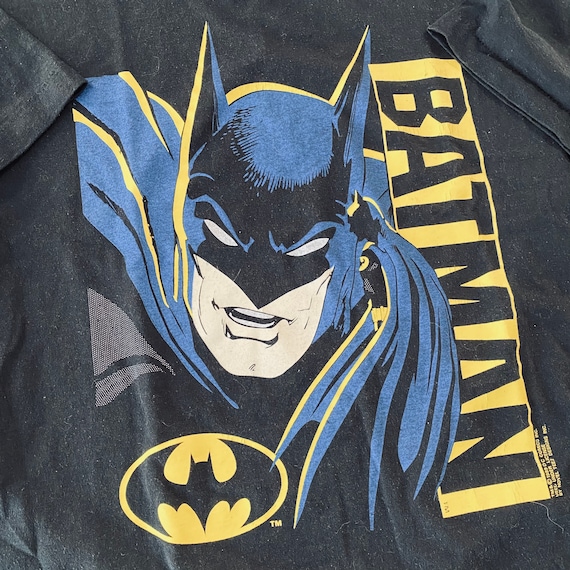 Vintage 1989 Batman Graphic T-shirt on Screen Stars - Etsy