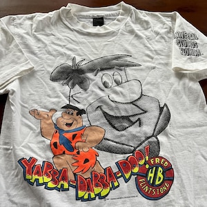 Vintage 1991 Fred Flintstone Yabbadabbadoo Tshirt