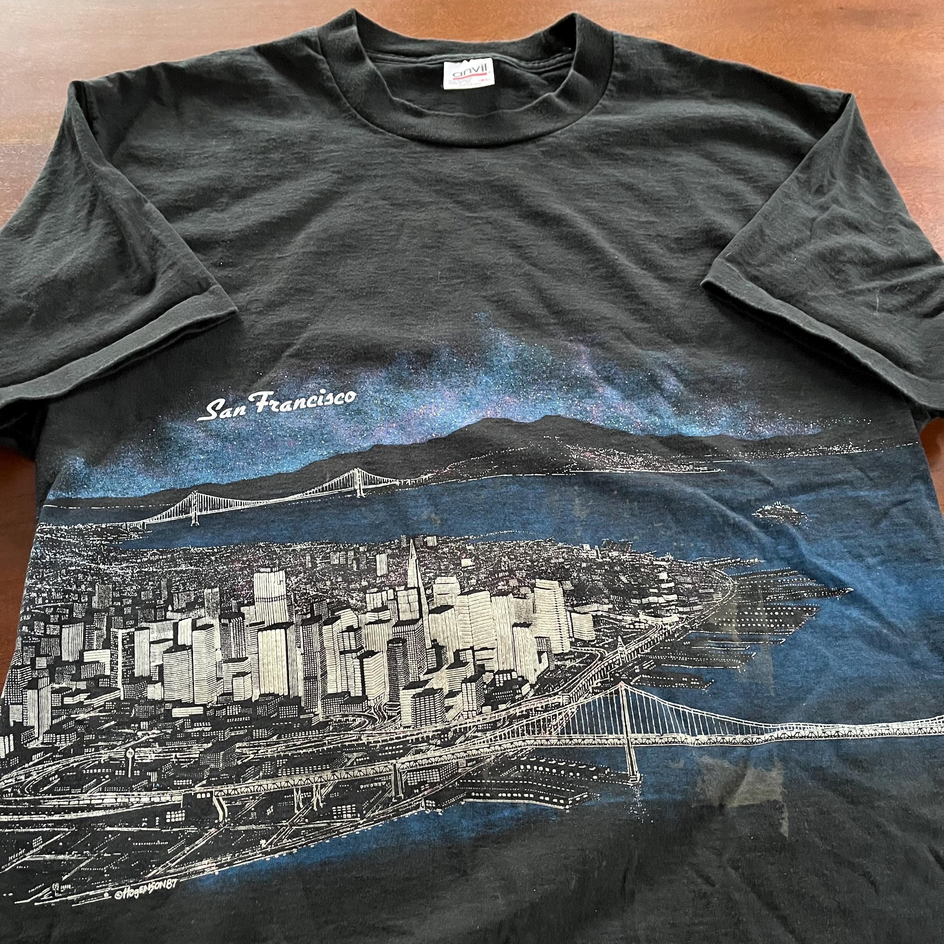 Vintage 90s San Francisco Skyline Wraparound Graphic T-shirt - Etsy