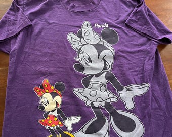 Vintage Disney Minnie Mouse Florida Tshirt Made in USA