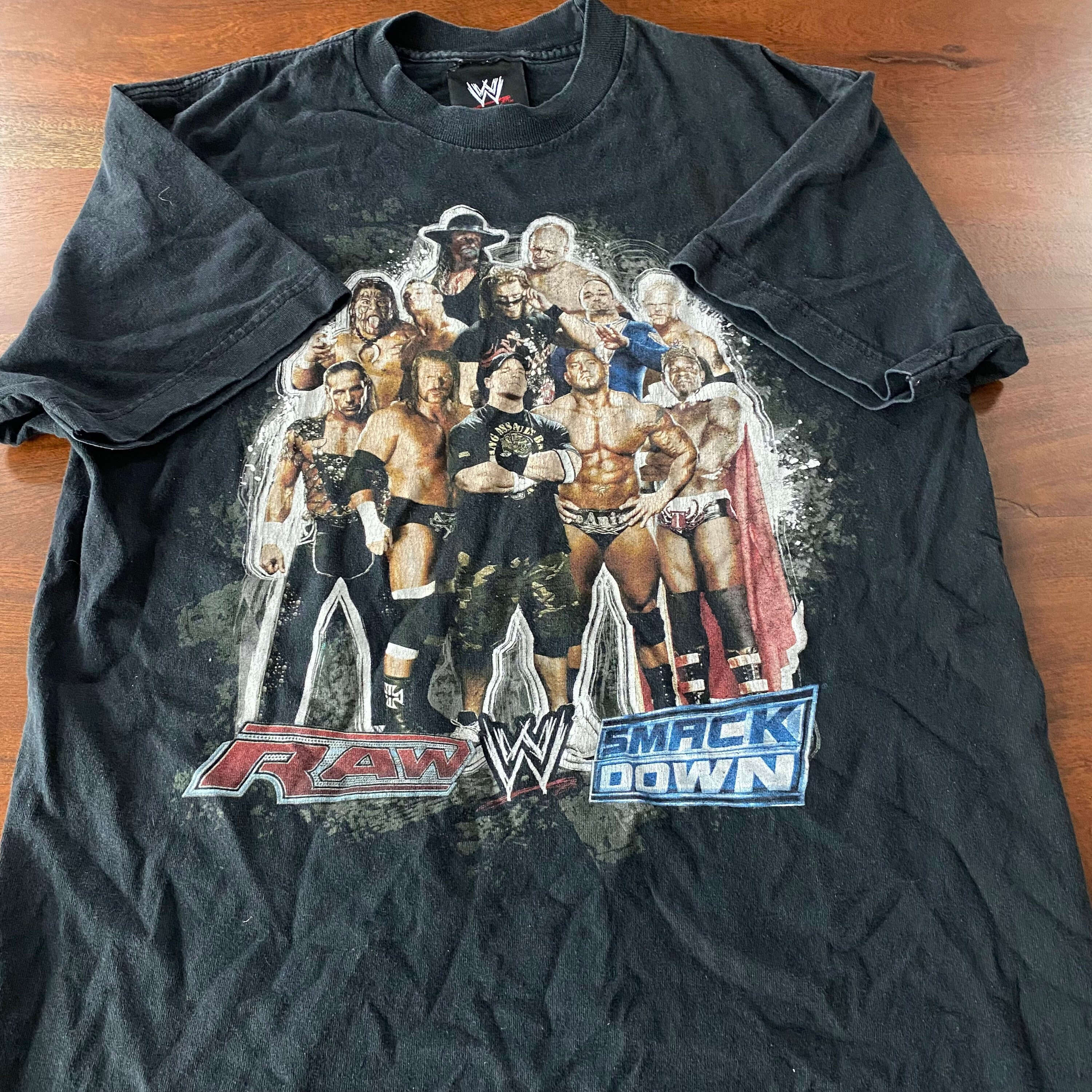XL 2002年製 We The People WWE ヴィンテージTシャツ Vintage WWE The Rock 2002 Big Print T-shirt Mens Medium | eBay
