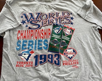Vintage 1993 Toronto Blue Jays Chalk Line T-shirt
