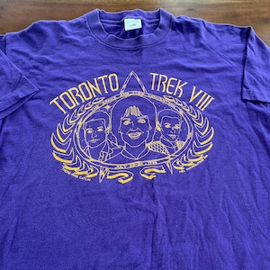 Vintage 1994 Star Trek The Space and Time Convention Toronto Tshirt Made in Canada