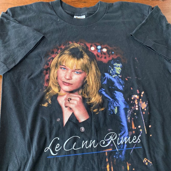 Buy Vintage 90s Leann Rimes Tour T-shirt Made in USA Online in 