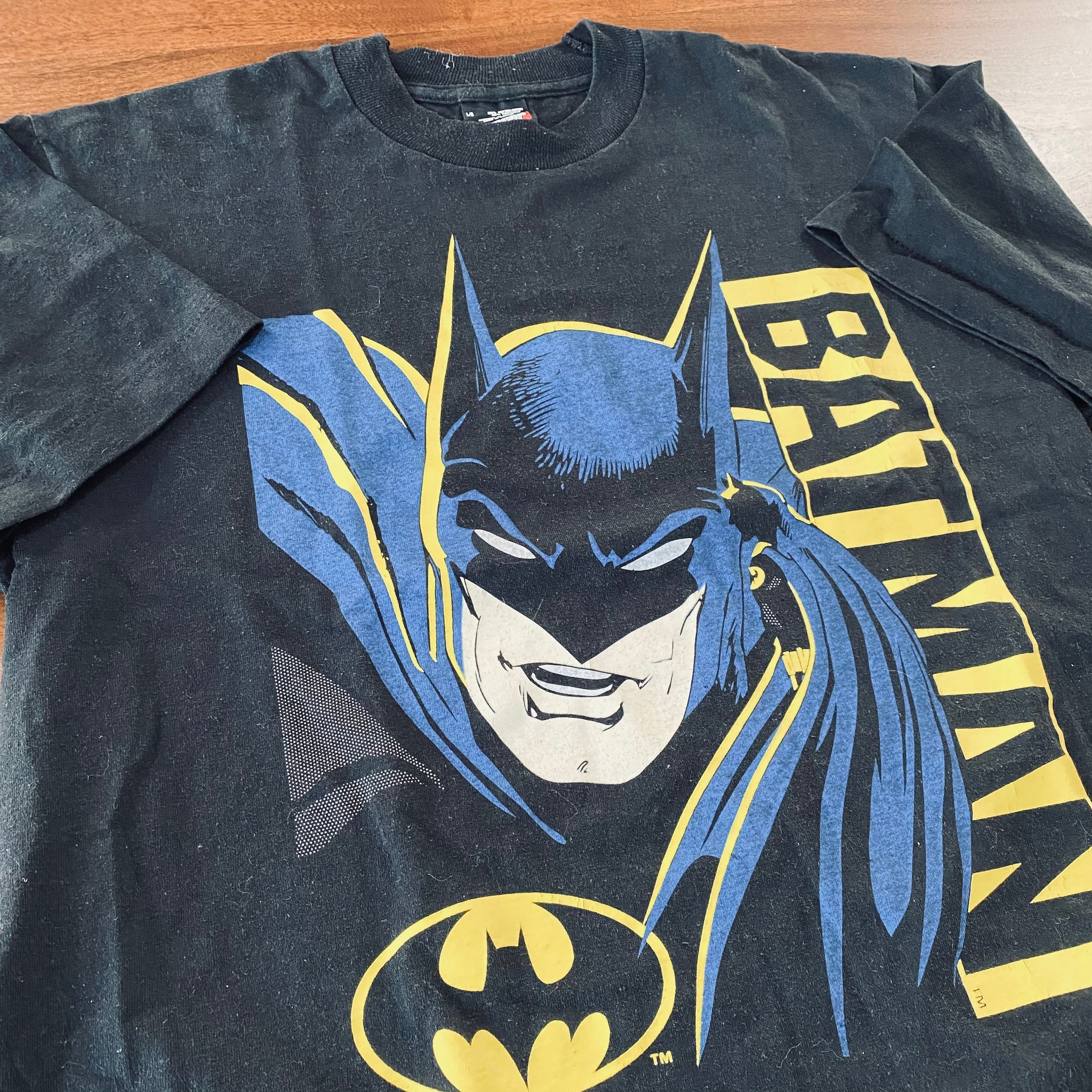 Vintage 1989 Batman Graphic T-shirt on Screen Stars - Etsy Vintage 1989 Batman Graphic T-shirt on Screen Stars - Etsy