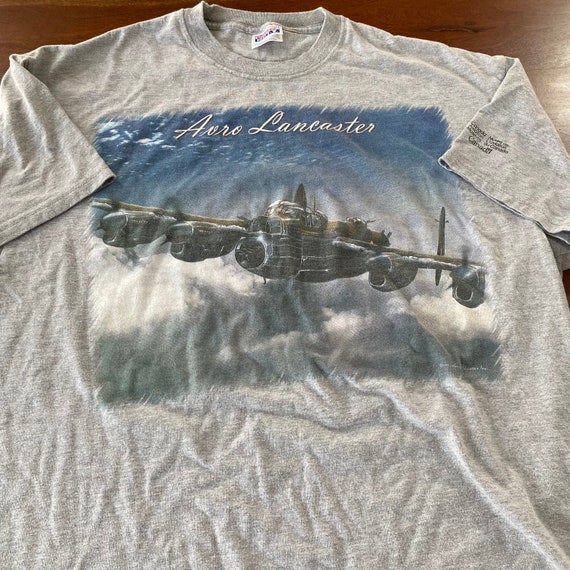 Vintage Lancaster Canadian Aviation Museum T-shirt - image 1