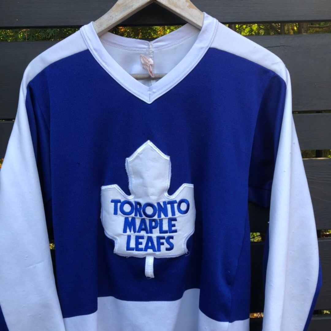 Toronto Maple Leafs Royal Blue CCM Vintage 550 Jersey V-neck