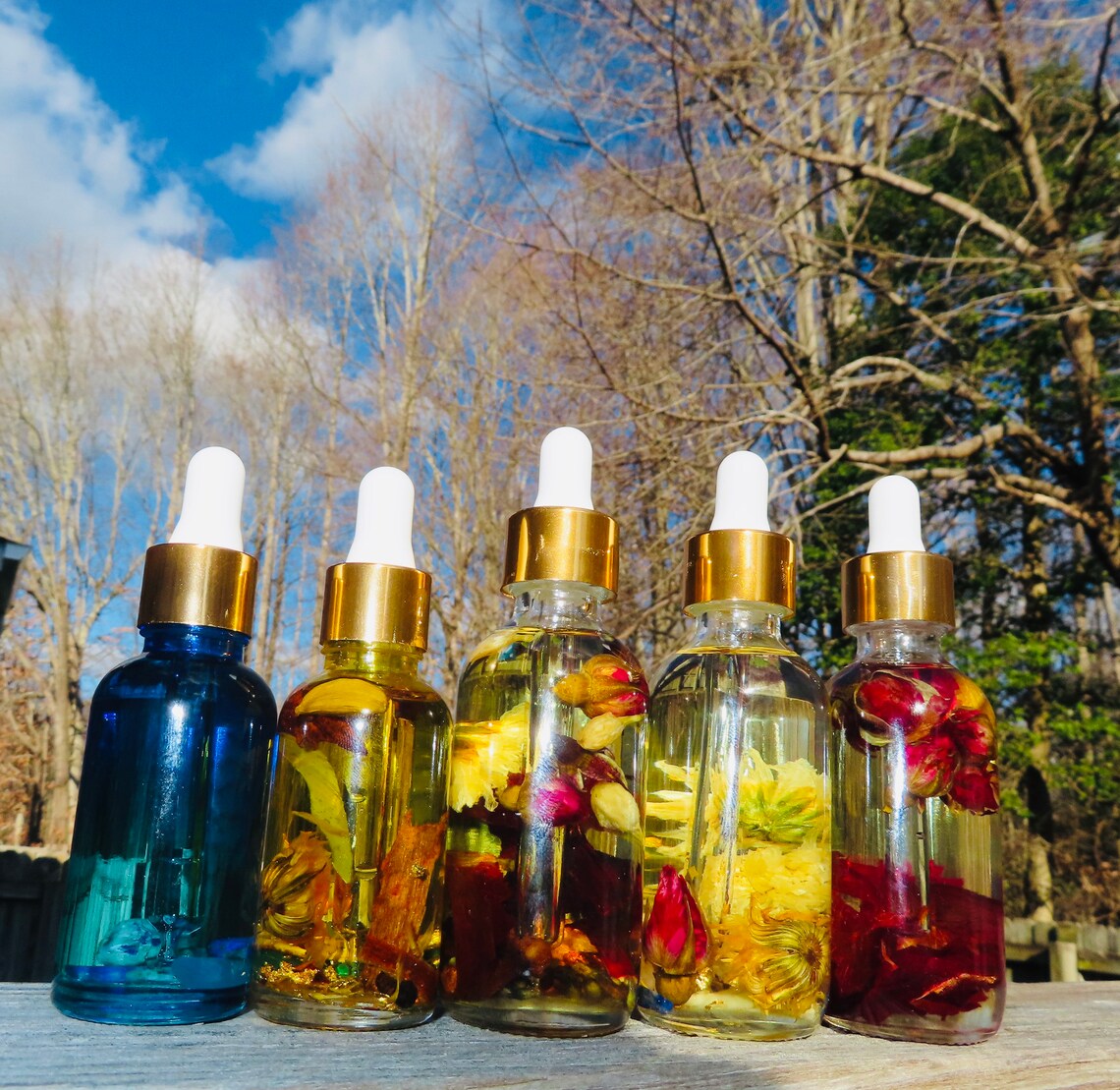 Botanical oils Luxury Oil Scented Body Oil Floral Oil Etsy