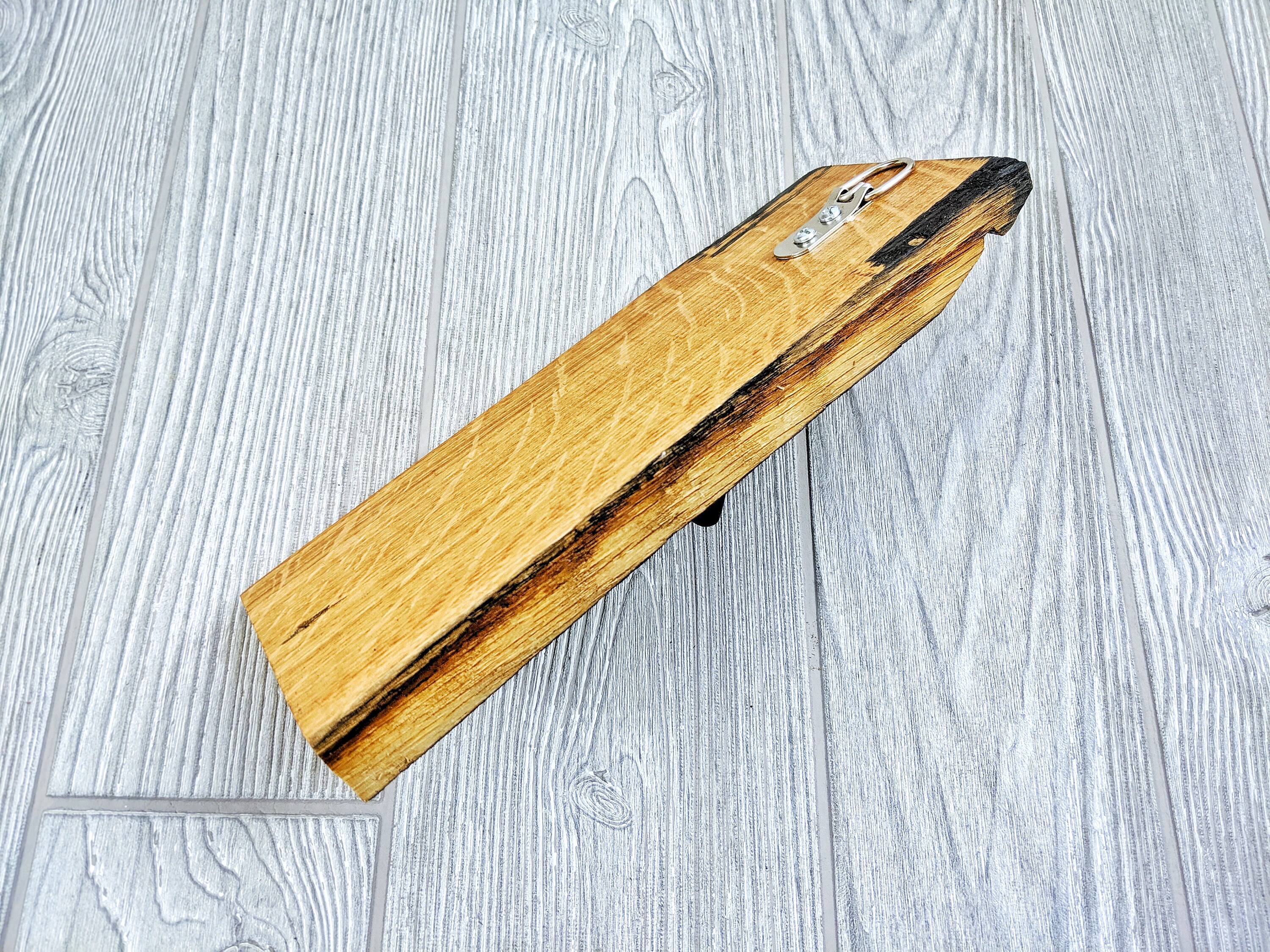 Whiskey Barrel Stave Wall Mount Bottle Opener Wall Mounted Etsy