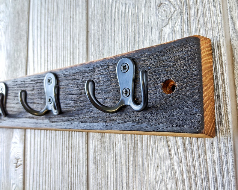 Whiskey Barrel Wall Key Holder Key Hooks Made From Whiskey Etsy