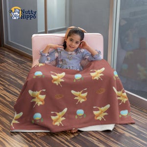 Fish Sherpa Fleece Blanket