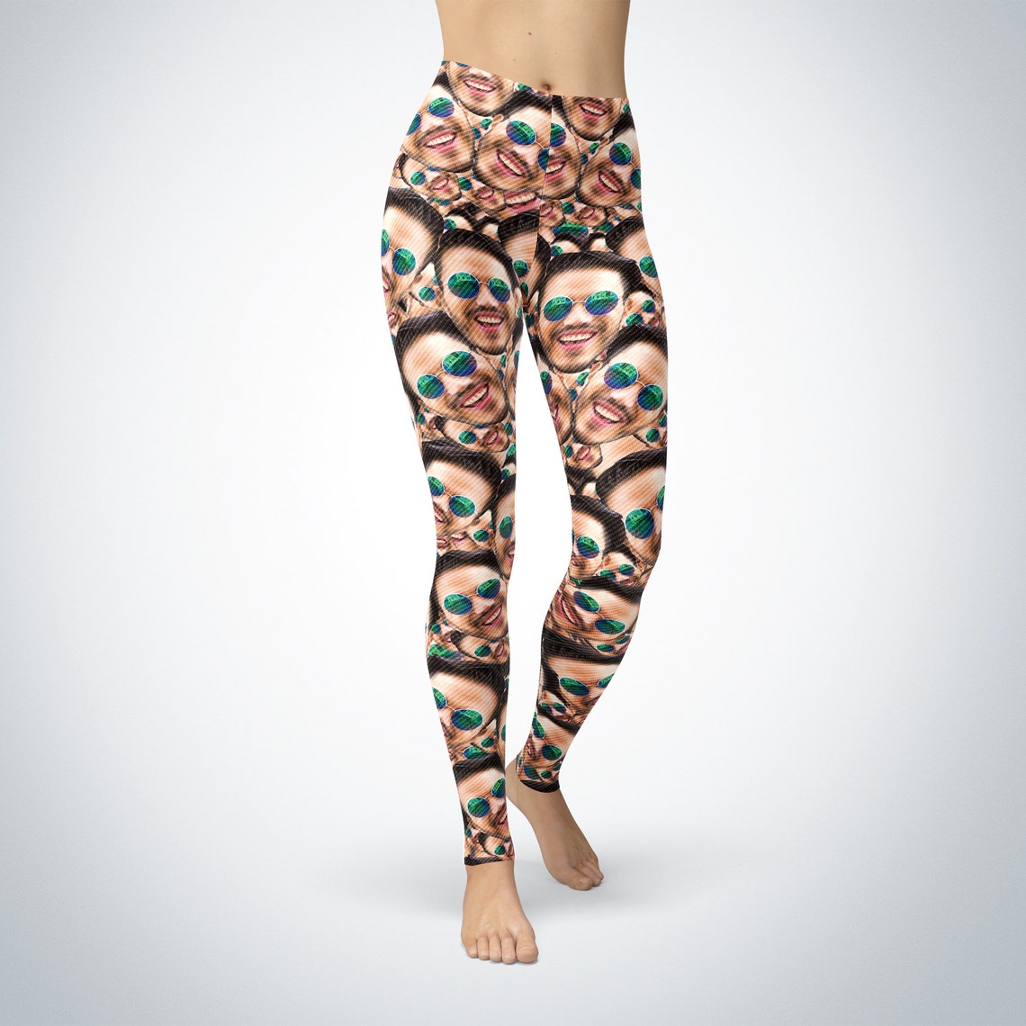 Custom leggings deals with face