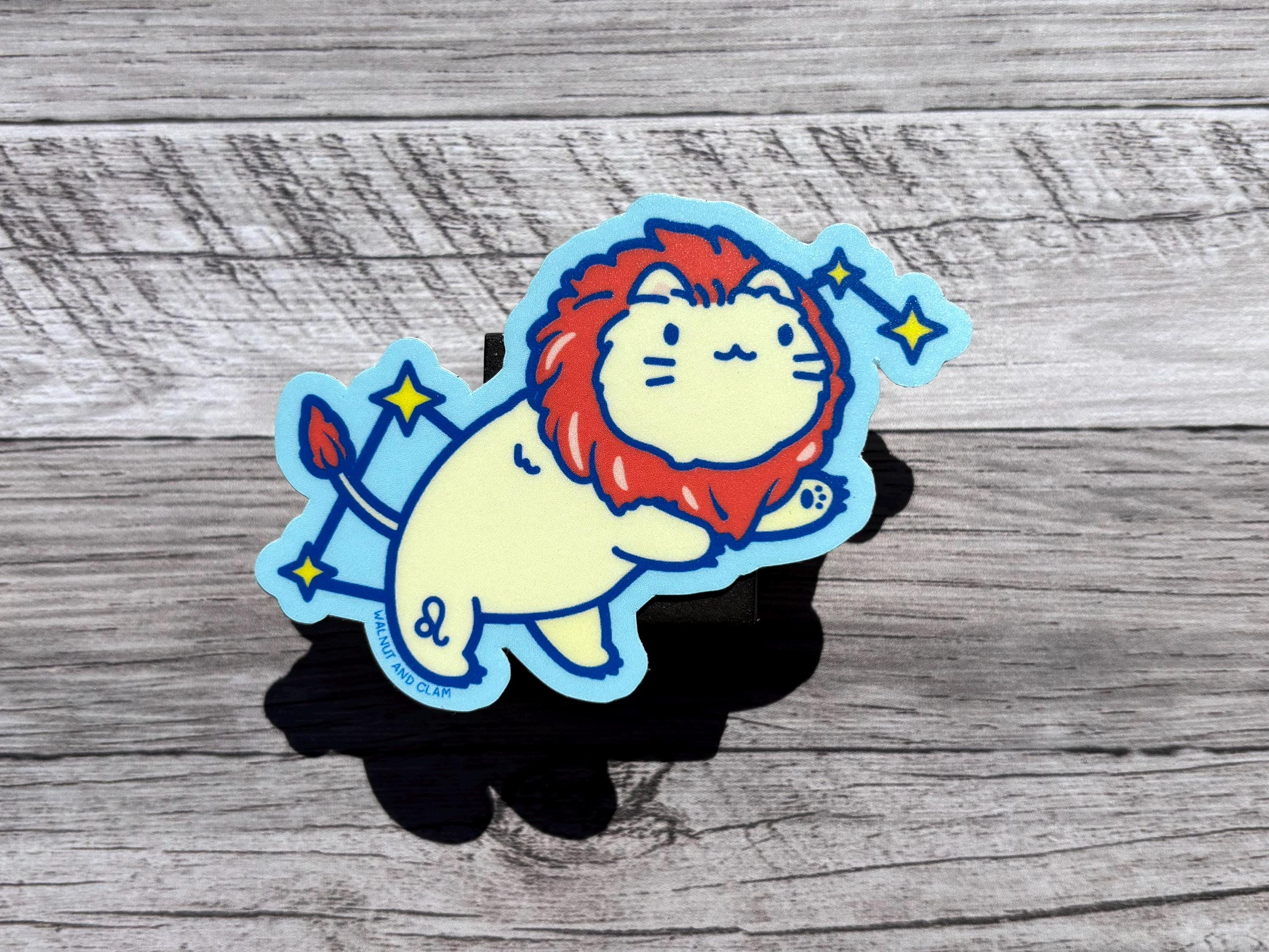 Vinyl Sticker Leo Zodiac Sign - Etsy