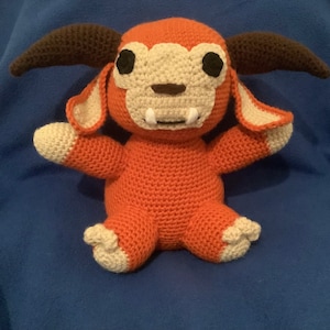 Crocheted Ludo Plush Inspired by Labyrinth