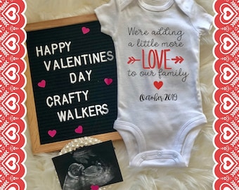 valentines day pregnancy announcement etsy valentines day pregnancy announcement cards