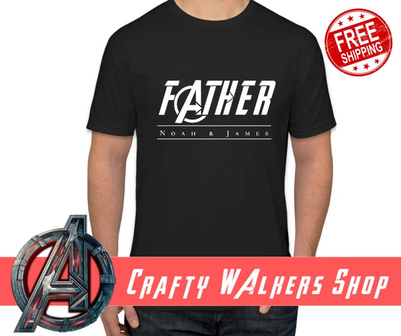avengers father's day shirt