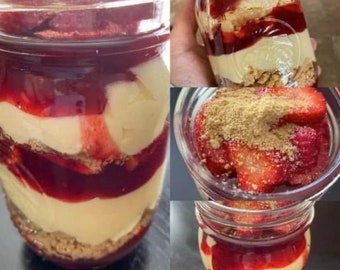 Frozen Cheesecake in a Jar