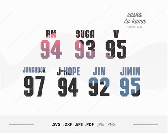 Bts Svg File Etsy