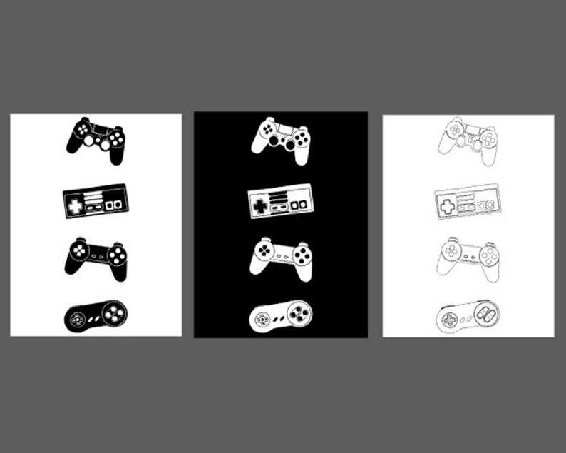 Download Controllers Ps4 Design Svg Silhouette Vector For Printmaking Shirt Top Svg Cut Files For Game Lover Sublimation Transfer Ready To Press Craft Supplies Tools Carving Whittling Kromasol Com