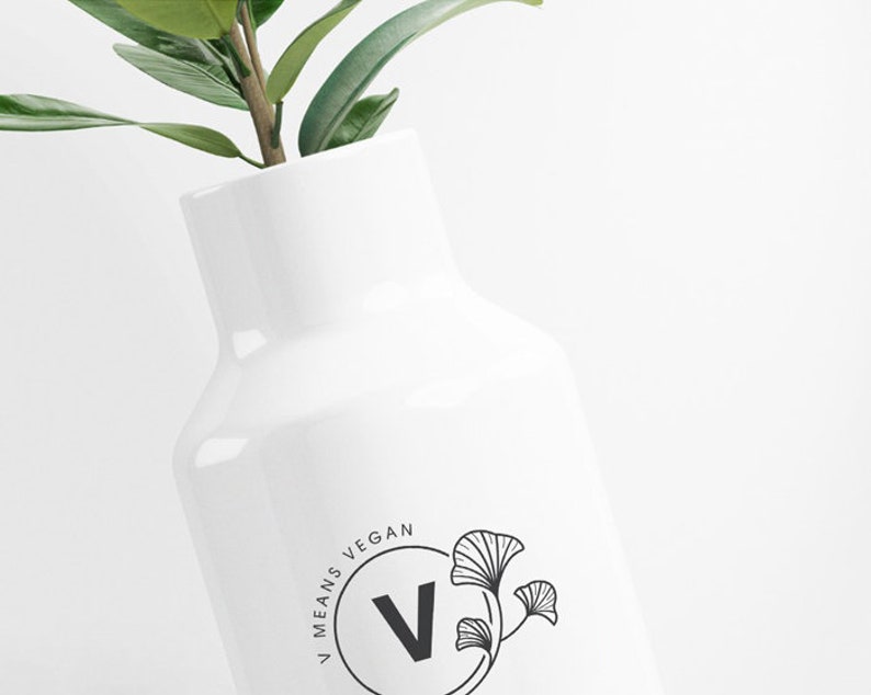 V means Vegan svg animalfriendly vector design svg Etsy
