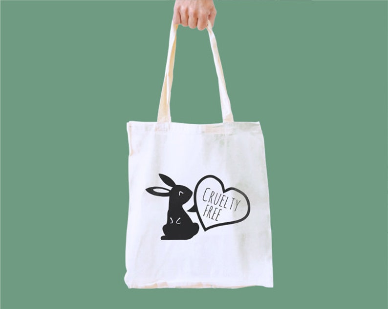 Download Cruelty-free bunny svg animal-friendly design for | Etsy