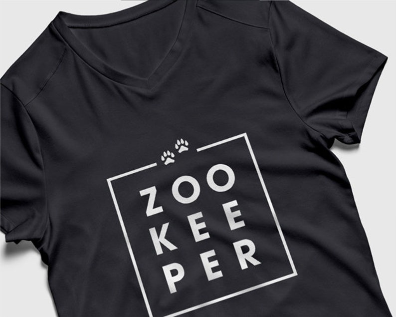 ZooKeeper slogan download for volunteers Zoo care cut files Etsy