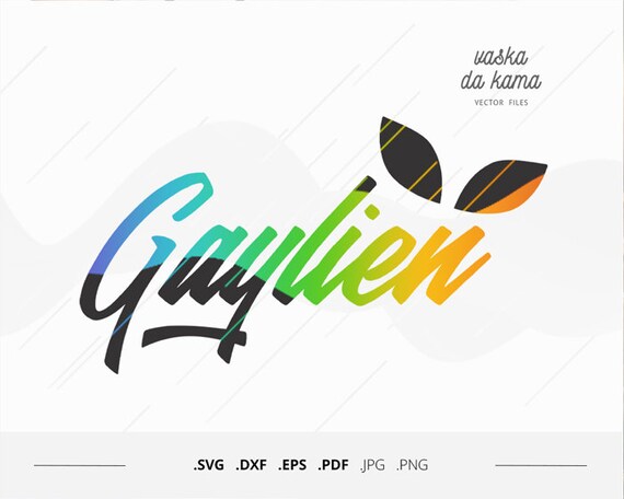 Download Gaylien Svg Files Sublimation Design Download Gay Pride Svg Etsy