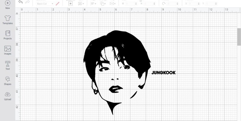 Download Clip Art K Pop T Shirt Template For Army Bts Svg Embroidery Files For Her Jungkook Svg Cuttable Design Download Bangtan Hoodie Font For Cricut Art Collectibles