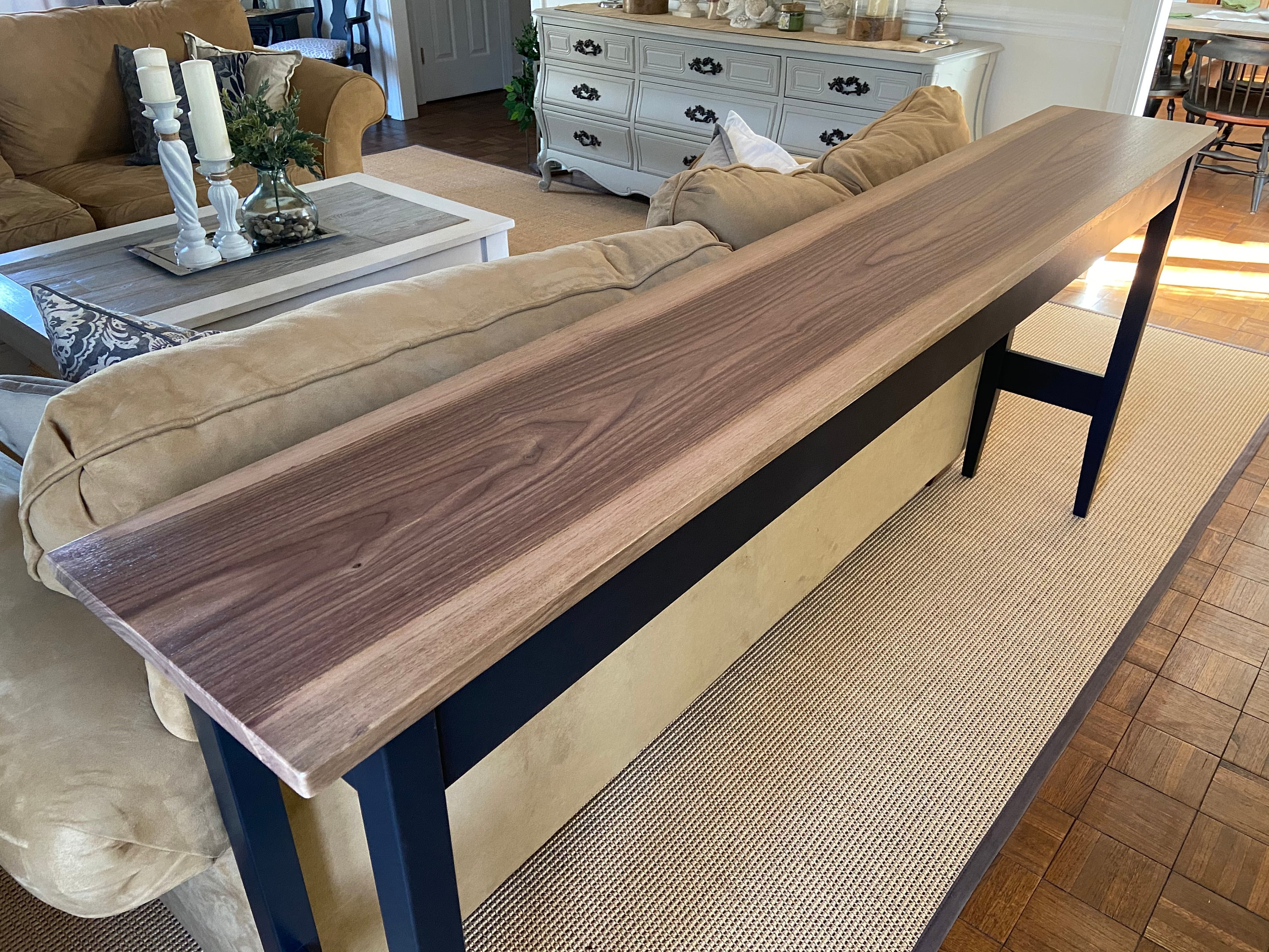 Wylie Sofa Table / Counter Height Sofa Table / Bar Table / Pub Etsy